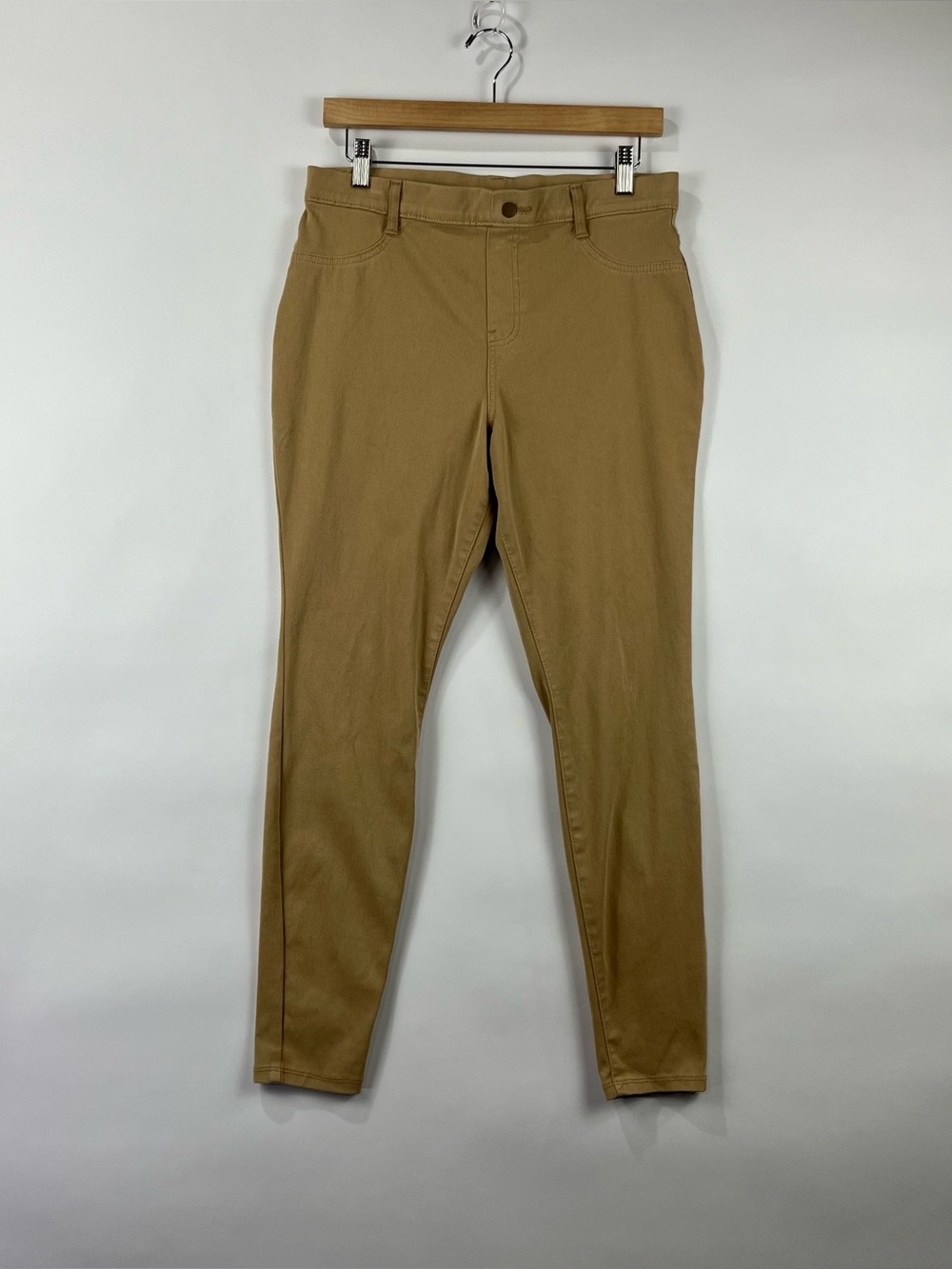 Time and Tru Cotton Blend NWOT Stretch Skinny Jeggings Elastic Waist Pockets L